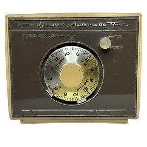 Vintage 1960's GE Automatic Electric Timer Model 8110A